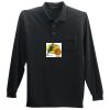 Long Sleeve Silk Touch Polo with Pocket Thumbnail