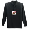 Long Sleeve Silk Touch Polo with Pocket Thumbnail