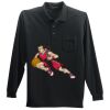 Long Sleeve Silk Touch Polo with Pocket Thumbnail