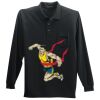 Long Sleeve Silk Touch Polo with Pocket Thumbnail