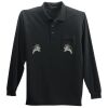 Long Sleeve Silk Touch Polo with Pocket Thumbnail