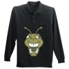 Long Sleeve Silk Touch Polo with Pocket Thumbnail