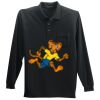 Long Sleeve Silk Touch Polo with Pocket Thumbnail