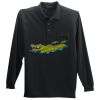 Long Sleeve Silk Touch Polo with Pocket Thumbnail