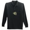 Long Sleeve Silk Touch Polo with Pocket Thumbnail