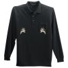 Long Sleeve Silk Touch Polo with Pocket Thumbnail