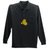 Long Sleeve Silk Touch Polo with Pocket Thumbnail