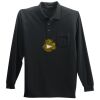 Long Sleeve Silk Touch Polo with Pocket Thumbnail