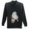 Long Sleeve Silk Touch Polo with Pocket Thumbnail