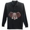 Long Sleeve Silk Touch Polo with Pocket Thumbnail