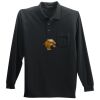 Long Sleeve Silk Touch Polo with Pocket Thumbnail