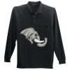 Long Sleeve Silk Touch Polo with Pocket Thumbnail