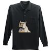 Long Sleeve Silk Touch Polo with Pocket Thumbnail