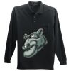 Long Sleeve Silk Touch Polo with Pocket Thumbnail