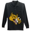 Long Sleeve Silk Touch Polo with Pocket Thumbnail