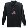 Long Sleeve Silk Touch Polo with Pocket Thumbnail