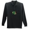 Long Sleeve Silk Touch Polo with Pocket Thumbnail