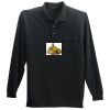 Long Sleeve Silk Touch Polo with Pocket Thumbnail