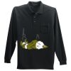Long Sleeve Silk Touch Polo with Pocket Thumbnail