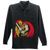 Long Sleeve Silk Touch Polo with Pocket Thumbnail
