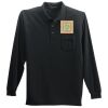 Long Sleeve Silk Touch Polo with Pocket Thumbnail