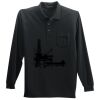 Long Sleeve Silk Touch Polo with Pocket Thumbnail