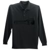 Long Sleeve Silk Touch Polo with Pocket Thumbnail