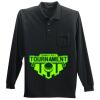 Long Sleeve Silk Touch Polo with Pocket Thumbnail