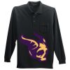 Long Sleeve Silk Touch Polo with Pocket Thumbnail