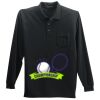 Long Sleeve Silk Touch Polo with Pocket Thumbnail