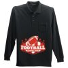 Long Sleeve Silk Touch Polo with Pocket Thumbnail