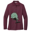 Women's Silk Touch Long Sleeve Polo Thumbnail