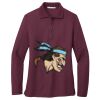 Women's Silk Touch Long Sleeve Polo Thumbnail
