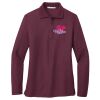 Women's Silk Touch Long Sleeve Polo Thumbnail