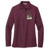 Women's Silk Touch Long Sleeve Polo Thumbnail