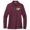 Women's Silk Touch Long Sleeve Polo Thumbnail