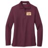 Women's Silk Touch Long Sleeve Polo Thumbnail