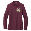 Women's Silk Touch Long Sleeve Polo Thumbnail