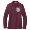 Women's Silk Touch Long Sleeve Polo Thumbnail
