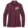 Women's Silk Touch Long Sleeve Polo Thumbnail