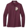 Women's Silk Touch Long Sleeve Polo Thumbnail