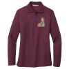 Women's Silk Touch Long Sleeve Polo Thumbnail