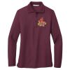 Women's Silk Touch Long Sleeve Polo Thumbnail