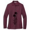 Women's Silk Touch Long Sleeve Polo Thumbnail