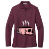 Women's Silk Touch Long Sleeve Polo Thumbnail